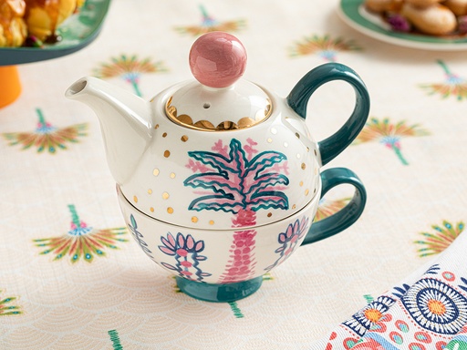 [10037915001] Love Wish Tea Pot Set Timeless