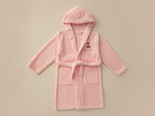 [10040539002] Fairy Kids Bathrobe Timeless