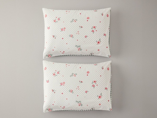 [10040873001] Bloomy Dots Pillow Case Timeless