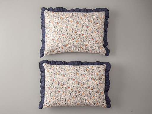 [10041140001] Bloomy Lines Kombin Pillow Case Timeless