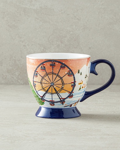 [10039610001] Cheerful Sunset Mug Cheerful Holidays