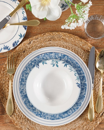 [10032158001] Bluerse Dinner Set Timeless